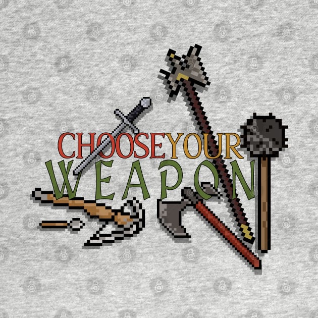 Pixel Medieval Weapons: Choose Your Weapon by Fun Funky Designs